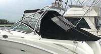 Photo of Sea Ray 270 Amberjack Std Top, 2007: Bimini Top, Visor, Side Curtains, Aft Curtain, viewed from Port Side 