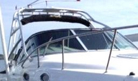 Photo of Sea Ray 270 Amberjack Std Top, 2008: Bimini Top in Boot, viewed from Starboard Front 