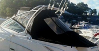 Sea Ray® 270 Amberjack Std Top Bimini-Aft-Curtain-OEM-G6™ Factory Bimini AFT CURTAIN (slanted to Transom area, not vertical) with Eisenglass window(s) for Bimini-Top (not included), OEM (Original Equipment Manufacturer)