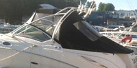 Photo of Sea Ray 270 Amberjack Std Top, 2008: Bimini Top, Visor, Side Curtains, Aft Curtain, viewed from Port Side 