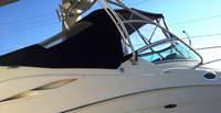 Photo of Sea Ray 270 Amberjack, 2005: Bimini Top, Visor, Side Curtains, Aft Curtain, viewed from Starboard Side 