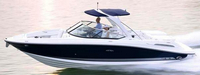 Photo of Sea Ray 270 SLX Arch, 2009: Tower Forward Tower Bimini Aft Tower Bimini, viewed from Port Side, Running 