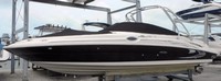 Photo of Sea Ray 270 Sundeck Tower, 2005:, Bow Cover Cockpit Cover, viewed from Port Front 