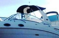 Photo of Sea Ray 275 Sundancer Arch, 2005: Bimini Top, Sunshade, Camper Top in Boot, viewed from Port Front 