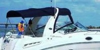 Sea Ray® 275 Sundancer Arch Bimini-Side-Curtains-OEM-G3.2™ Pair Factory Bimini SIDE CURTAINS (Port and Starboard sides) zips to side of OEM Bimini-Top (not included) (NO front Visor, aka Windscreen, sold separately), OEM (Original Equipment Manufacturer) 