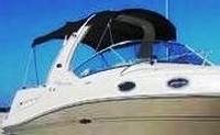 Photo of Sea Ray 275 Sundancer Arch, 2006: Bimini Top, Sunshade Top, Camper Top, viewed from Starboard Front 