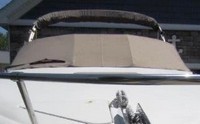Photo of Sea Ray 280 Cuddy Cabin, 1997: Bimini Top in Boot, Cockpit Cover, Front 
