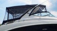 Photo of Sea Ray 280 Sundancer, 2017 Bimini Top, Visor, Side Curtains, Sunshade Top, Camper Top, Camper Side and Aft Curtains, viewed from Starboard Side 
