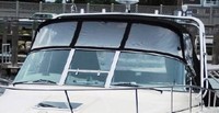 Sea Ray® 290 Amberjack Arch Bimini-Side-Curtains-OEM-G2.2™ Pair Factory Bimini SIDE CURTAINS (Port and Starboard sides) zips to side of OEM Bimini-Top (not included) (NO front Visor, aka Windscreen, sold separately), OEM (Original Equipment Manufacturer) 