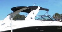 Photo of Sea Ray 290 SLX Arch, 2007: Bimini Top, Sunshade Top, viewed from Starboard Rear 