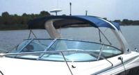 Photo of Sea Ray 290 Sun Sport Arch, 2001: Bimini Top, Sunshade Top, viewed from Port Front 