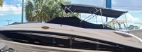Sea Ray® 300 Sundeck NO Tower Bimini-Boot-Logo-OEM-G2.7™ Factory Zippered Bimini BOOT COVER with Embroidered Boat Manufacturer Logo, OEM (Original Equipment Manufacturer)