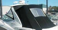 Photo of Sea Ray 310 Sundancer, 2007: Hard-Top, Visor Hard-Top, Side Curtains, Sunshade, Sunshade Enclosure Curtains, viewed from Port Rear 