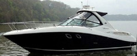 Photo of Sea Ray 310 Sundancer, 2008: Visor, Side Curtains, Sunshade Top, viewed from Port Side 