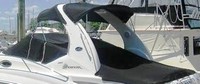 Photo of Sea Ray 355 Sundancer, 2005: Bimini Top, Sunshade, Cockpit Cover, viewed from Port Rear 