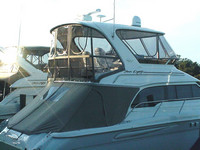 Sea Ray® 480 Sedan Bridge Cockpit-Cover-Aft-Strata-OEM-B3™ Factory Aft COCKPIT COVER ENCLOSURE with Strataglass(r) window(s), OEM (Original Equipment Manufacturer)