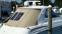 Sea Ray® 510 Sundancer Hard-Top Hard-Top-Aft-Curtain-Strata-OEM-B4™ Factory Hard Top AFT CURTAIN connects from Hard-Top to Transom, typically with Strataglass(r) window(s), OEM (Original Equipment Manufacturer)
