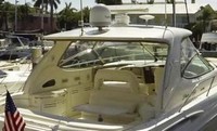 Photo of Sea Ray 510 Sundancer Hard-Top, 2000: Hard-Top, Visor and Side Curtains, viewed from Starboard Rear 