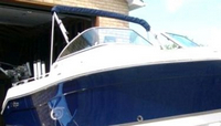 Photo of Seaswirl Striper 2101DC, 2010: Bimini Top in Boot, viewed from Starboard Front 