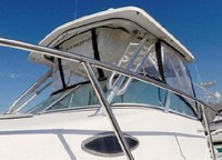 Photo of Seaswirl Striper 2301WA, 2005: Hard-Top, Connector, Side Curtains, viewed from Port Front 