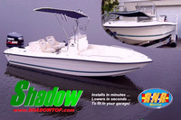 Shadow™Standard Shadow(tm) patent-pending, stainless steel, folding T-Top kit (click for full-size picture) Shadow™Standard Shadow(tm) patent-pending, stainless steel, folding T-Top kit