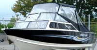 Starcraft® Islander 221 Bimini-Aft-Curtain-OEM-T2.5™ Factory Bimini AFT CURTAIN with Eisenglass window(s) for Bimini-Top (not included) angles back to Transom area (not vertical), OEM (Original Equipment Manufacturer)