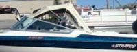 Photo of Stratos 290 SF, 1998: Convertible Top, viewed from Port Side 