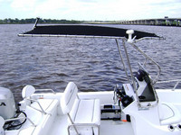 Photo of Triumph 170CC, 2007: T-Topless™ Folding T-Top, viewed from Starboard Side 