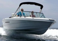 Photo of Triumph 191FS, 2011: Bimini Top in Boot (Factory OEM website photo), viewed from Starboard Front 