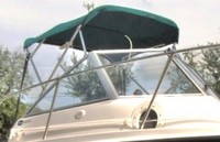 Trophy® 1902 WA Bimini-Top-Canvas-Zippered-OEM-T1™ Factory Bimini Replacement CANVAS (NO frame) with Zippers for OEM front Connector and Curtains (Not included), OEM (Original Equipment Manufacturer)