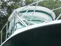 Photo of Trophy 2902 WA, 2004: Hard-Top, Connector, Side Curtains, viewed from Starboard Front 