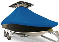 Under-T-Top-Cover-Carver-Sunbrella-14-24-KEY-WEST-203FS-With-HARD-TOP-With-Single-Motor™Carver(r) p/n 10989A custom made-to-order, custom fit Under T-Top Cover attaches beneath Factory T-Top to cover entire boat and motor(s) in Sunbrella(r) (or Outdura(r)) 9.25 oz./sq.yd. solution dyed marine acrylic for 14-24 KEY WEST 203FS With HARD TOP With Single Motor 
