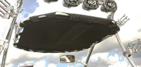 Wakeboard-Tower-Cargo-Rack-Bimini-Top-G™"Shade N’ Store"(tm) by Great-Lakes Boat Top Co.(r) . To truly enjoy a long day on the water, you need a bimini top. When you have a wakeboard tower, it usually means you need a special bimini top. This Wakeboard-Tower Bimini-Top Cargo-Rack is truly special. Innovative in its design and universal in its fit, the Wakeboard-Tower Bimini-Top Cargo-Rack is both a shade provider and storage solution by holding up to 3 wakeboards or 1 large inflatable tube on top. Just release two clamps and tilt the top down to easily load and unload. Enjoy the shade. Enjoy the storage. Enjoy the extra space it gives you in your boat. 48 or 60 inch width to fit any Wakeboard Tower (click for full-size picture) Wakeboard-Tower-Cargo-Rack-Bimini-Top-G™"Shade N’ Store"(tm) by Great-Lakes Boat Top Co.(r) . To truly enjoy a long day on the water, you need a bimini top. When you have a wakeboard tower, it usually means you need a special bimini top. This Wakeboard-Tower Bimini-Top Cargo-Rack is truly special. Innovative in its design and universal in its fit, the Wakeboard-Tower Bimini-Top Cargo-Rack is both a shade provider and storage solution by holding up to 3 wakeboards or 1 large inflatable tube on top. Just release two clamps and tilt the top down to easily load and unload. Enjoy the shade. Enjoy the storage. Enjoy the extra space it gives you in your boat. 48 or 60 inch width to fit any Wakeboard Tower