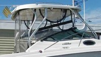 Photo of Wellcraft Coastal 252, 2014: Hard-Top, Front Connector, Side Curtains, Aft-Drop-Curtain, viewed from Starboard Side 
