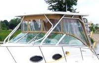 Photo of Wellcraft Coastal 270, 2003: Hard-Top, Front Connector, Side Curtains, Aft-Drop-Curtain, viewed from Port Front 