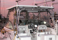 Photo of Wellcraft Coastal 270, 2004: Hard-Top, Front Connector, Side Curtains, viewed from Port Rear 