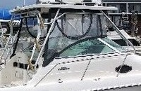 Photo of Wellcraft Coastal 270, 2008: Hard-Top, Front Connector, Side Curtains Black, viewed from Starboard Rear 