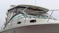 Photo of Wellcraft Coastal 290 Taylor Made, 2004: Hard-Top, Front Connector, Side Curtains, viewed from Starboard Front 