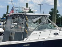 Photo of Wellcraft Coastal 290, 2007: Hard-Top, Front Connector, Side Curtains, Aft-Drop-Curtain, viewed from Starboard Rear 