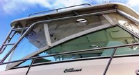 Hard-Top-Side-Curtains-Rear-OEM-T™Factory REAR SIDE CURTAINS (used with a separate pair of FRONT Side Curtains that are NOT included) with Eisenglass windows for boat with Factory Hard-Top, OEM (Original Equipment Manufacturer)