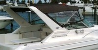 Photo of Wellcraft Martinique 3600, 1998: Bimini Top, Side Curtains, viewed from Starboard Rear 