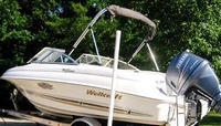 Photo of Wellcraft Sportsman 180, 2007: Bimini Top in Boot, viewed from Port Rear 