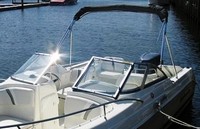 Photo of Wellcraft Sportsman 220 Ameritex, 2005: Bimini Top in Boot, viewed from Port Front 