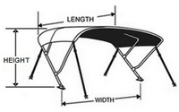 Bimini-Top-WL™Westland(r) folding Bimini Top, Frame (Unassembled Frame Bows, NOT solid), Storage Boot (except 2-Bow Bimini), Mounting Hardware and Straps, available in 20 Sunbrella, 3 Sharkskin-Supreme and 10 Sharkskin-Plus color choices. Westland(r) has over 38 years of experience building Bimini-Tops and Boat-Covers. NO SALES TAX (except SC buyers) and FREE SHIPPING to the continental US 48 (click for full-size picture) Bimini-Top-WL™Westland(r) folding Bimini Top, Frame (Unassembled Frame Bows, NOT solid), Storage Boot (except 2-Bow Bimini), Mounting Hardware and Straps, available in 20 Sunbrella, 3 Sharkskin-Supreme and 10 Sharkskin-Plus color choices. Westland(r) has over 38 years of experience building Bimini-Tops and Boat-Covers. NO SALES TAX (except SC buyers) and FREE SHIPPING to the continental US 48