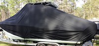 World Cat® 230 DC T-Top-Boat-Cover-Elite-1699™ Custom fit TTopCover(tm) (Elite(r) Top Notch(tm) 9oz./sq.yd. fabric) attaches beneath factory installed T-Top or Hard-Top to cover boat and motors